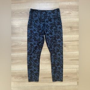 ZYIA Blue and Black Floral Leggings